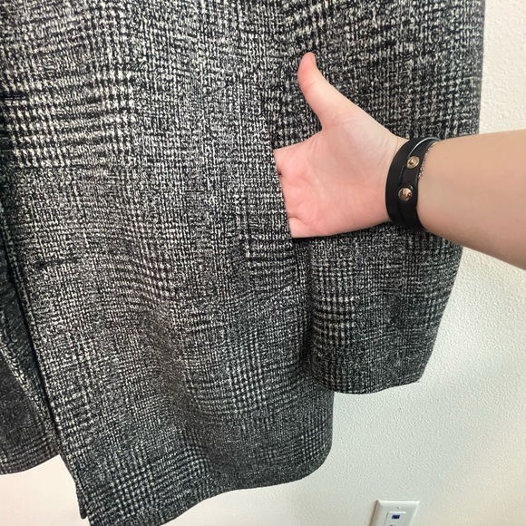 Boss Men's Block Plaid Wool Top Coat - 42 Regular - Picture 9 of 12